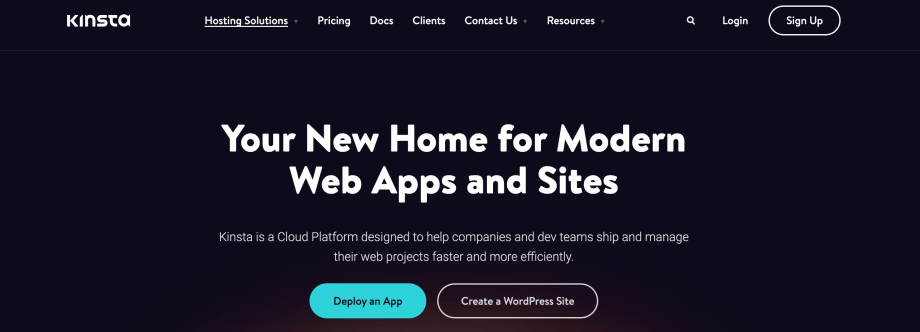 Kinsta hosting