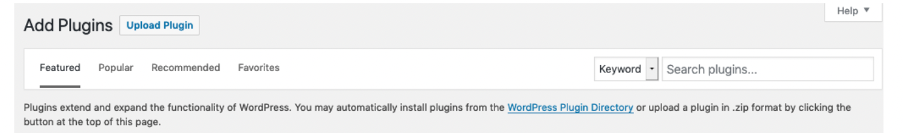 Navigate to Add Plugins and search for WooCommerce from your WordPress dashboard.