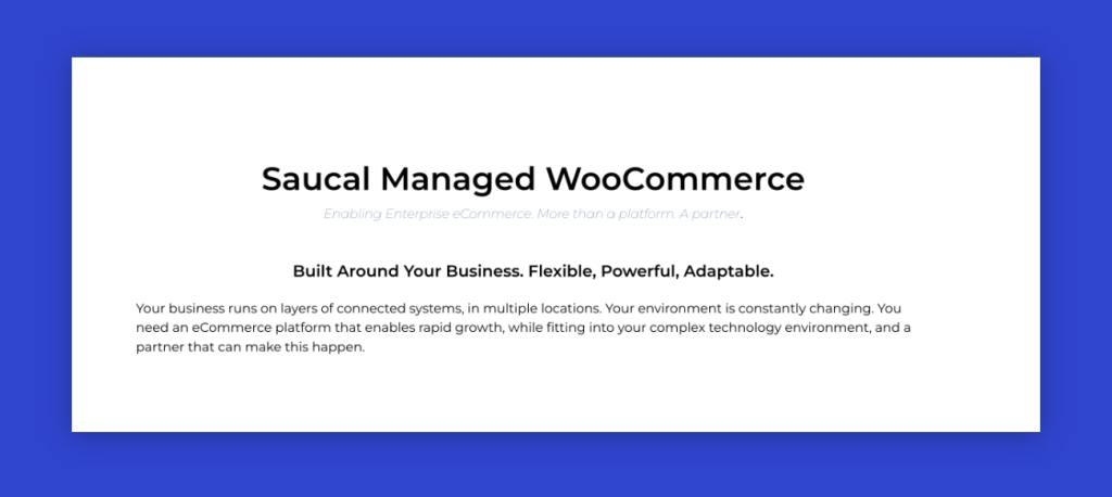 Saucal Managed Hosting for WooCommerce