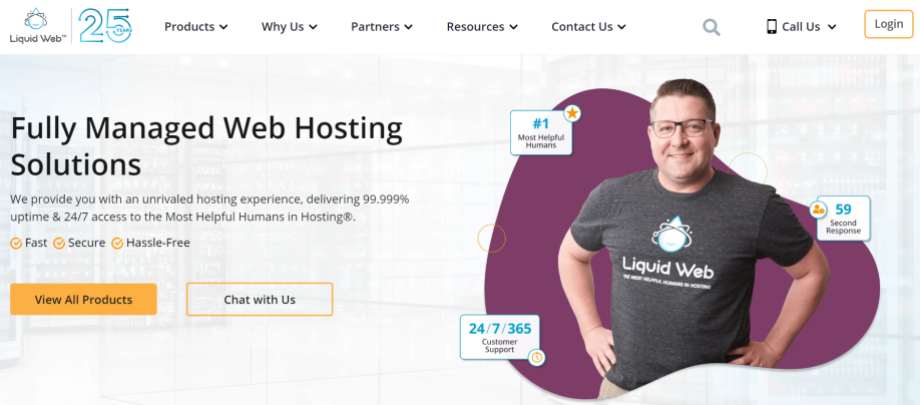 Liquid Web's website