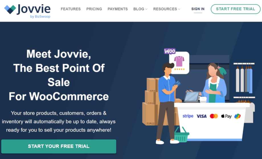 Jovvie – the best point of sale plugin for WooCommerce.