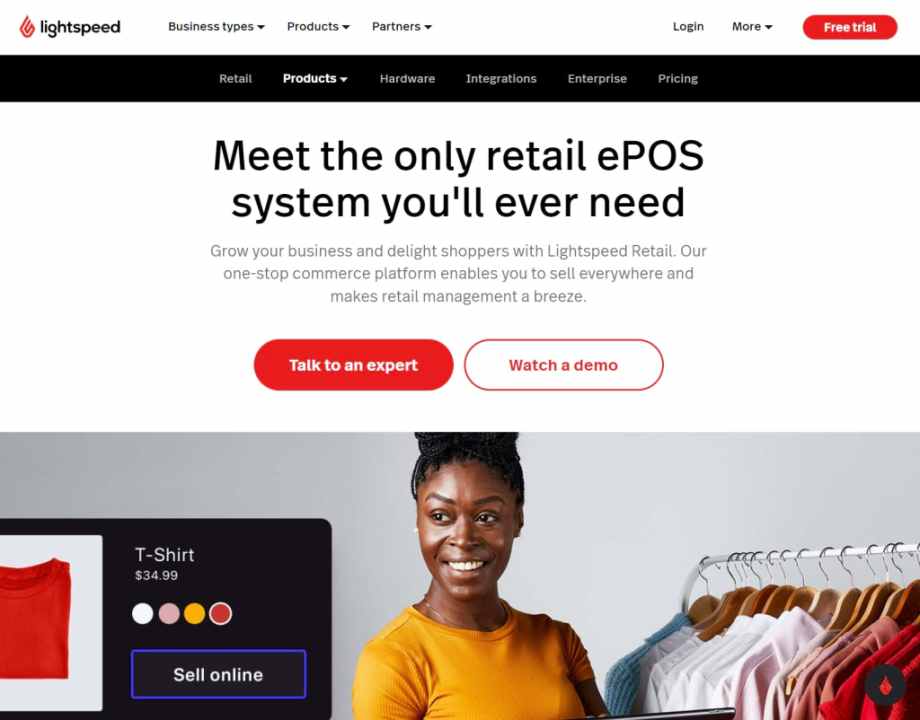 Integración con Lightspeed POS: gestione su inventario y sus ventas sin esfuerzo.