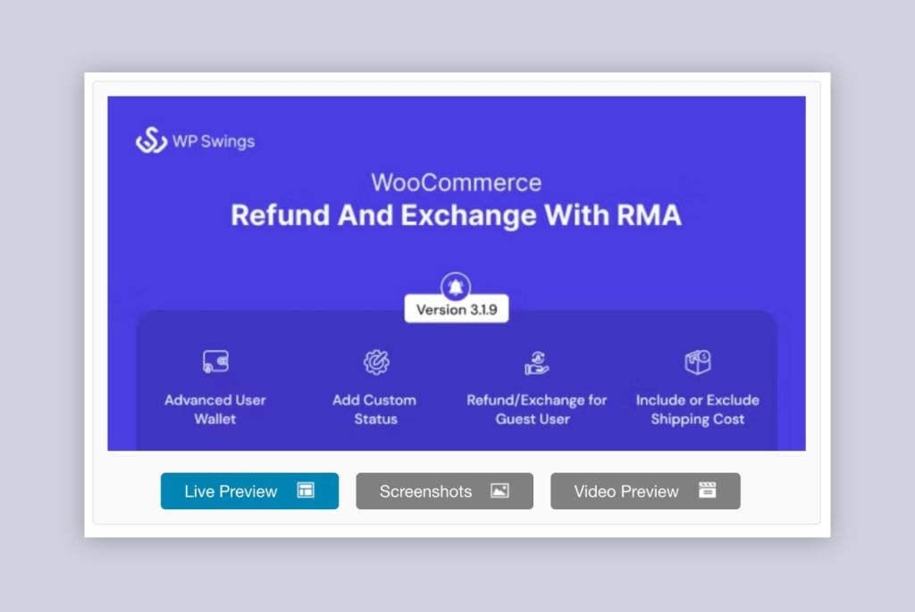 WooCommerce Refund and Exchange RMA Policy