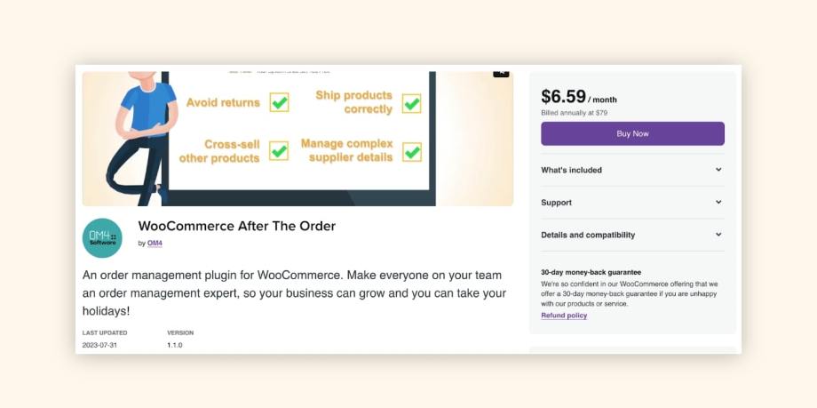 WooCommerce After the Order
