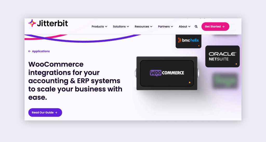 Jitterbit WooCommerce integration for accounting and ERP systems