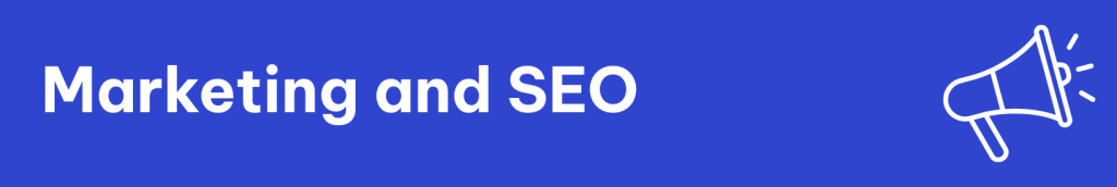 marketing and SEO