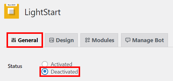 Deactivating WooCommerce maintenance mode using LightStart.