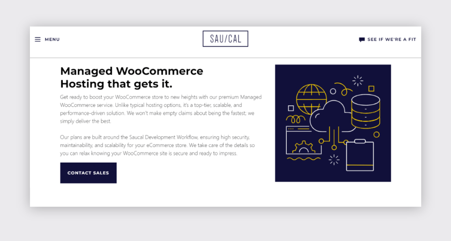 Saucal’s Managed WooCommerce hosting.