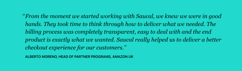 Saucal feedback review from Amazon UK