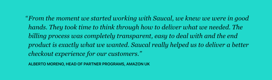 Saucal feedback review from Amazon UK