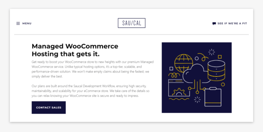 Saucal’s managed WooCommerce hosting.