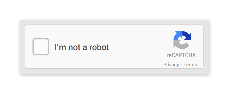 Google’s reCAPTCHA.