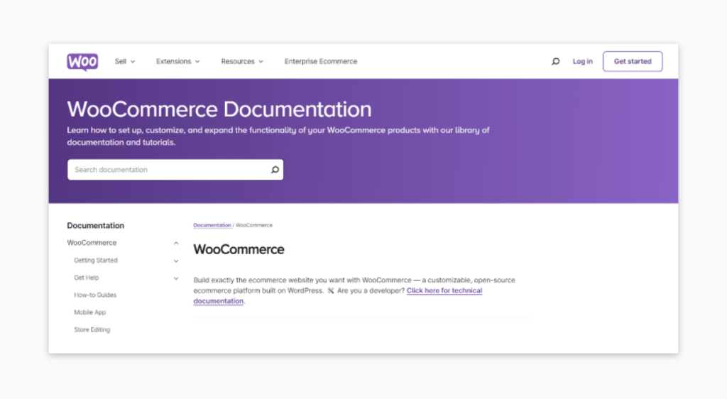 WooCommerce Documentation