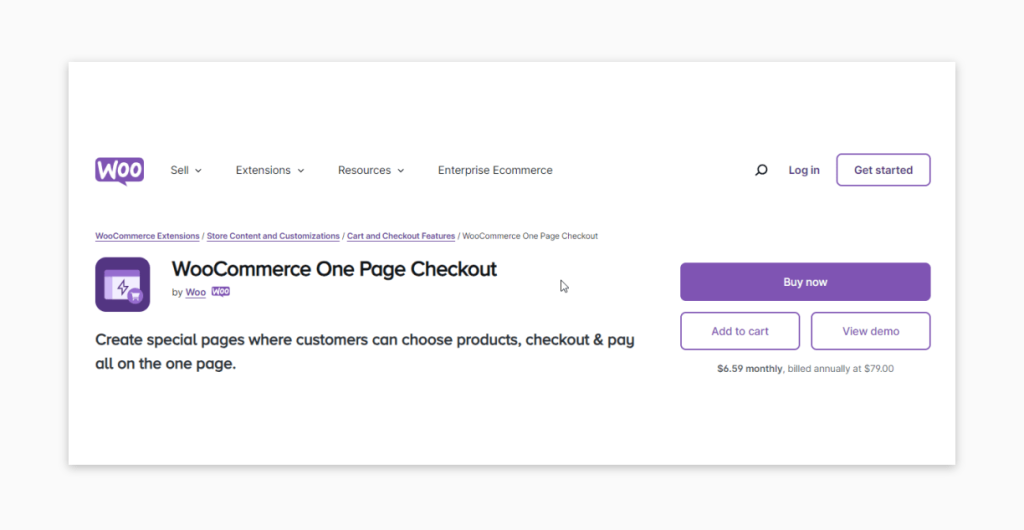 The WooCommerce One Page Checkout plugin.