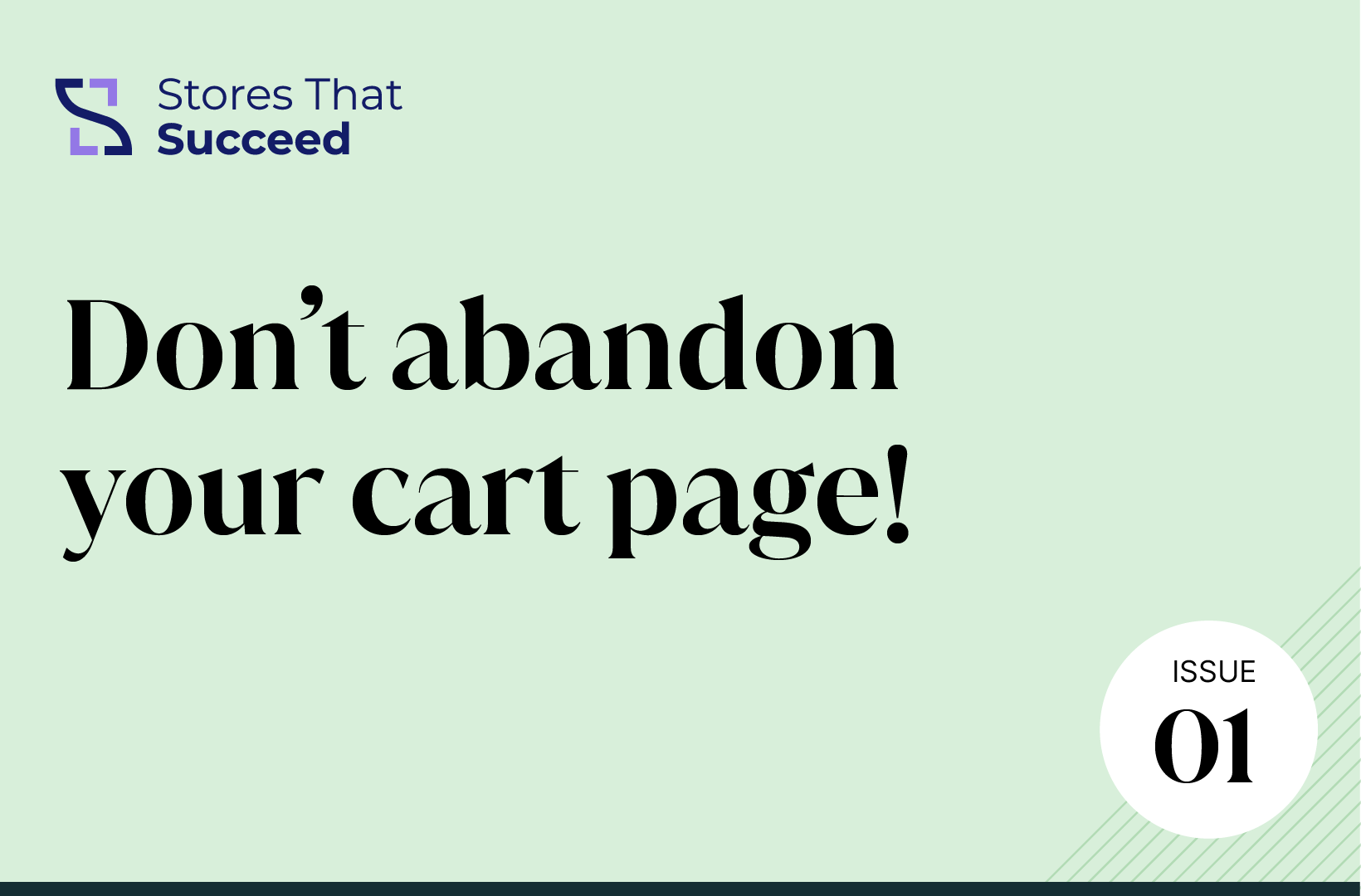 Don’t Abandon Your Cart Page